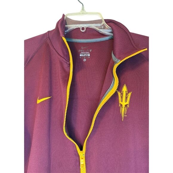 Arizona State Sun Devils Full Zip Track Jacket Youth XL Nike Dri-Fit - Picture 3 of 14